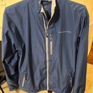 Worn Once Vineyard Vines Men's Navy Windbreaker Size Small-Read Entire Post